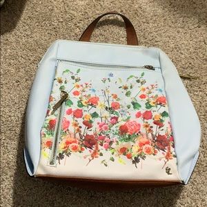 Flower pattern back pack